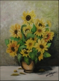 Sonnenblumen in Vase