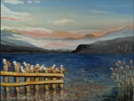 Die letzten Sonnenstrahlen am Vierwaldstttersee